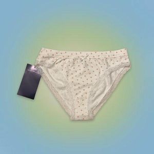bnwt brandy melville floral underwear